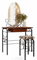 Стол туалетный Версаль ММД 303 Черный/Орех
