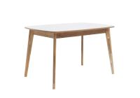 Стол Солярис-2 В 1250(550)840  OptiWhite/морилка