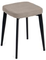 Табурет Ева Т170-бежевый+ножки 7F40(черный)