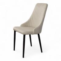 Стул Боне-3 Велюр Бежевый / Коричневый Муар