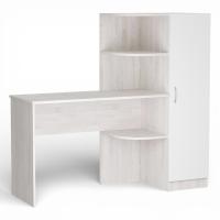 Стол письменный КРИСТИН – 1  Сосна лофт/ Белый Правый