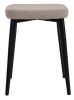 Табурет Ева Т170-бежевый+ножки 7F40(черный)