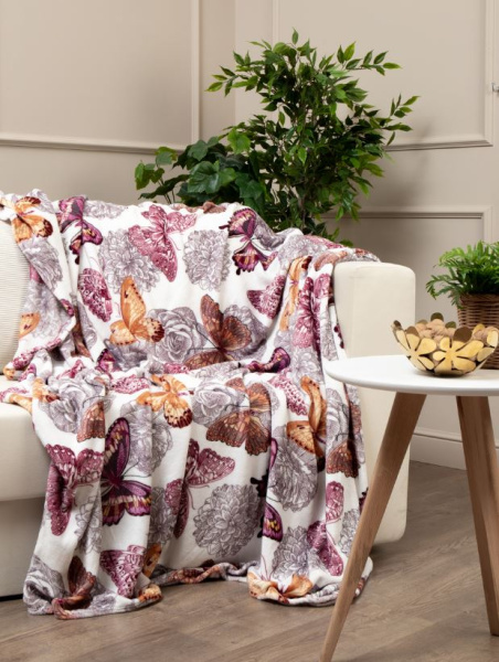 Плед Texrepublic фланель печатн скрутка 180*200 63492