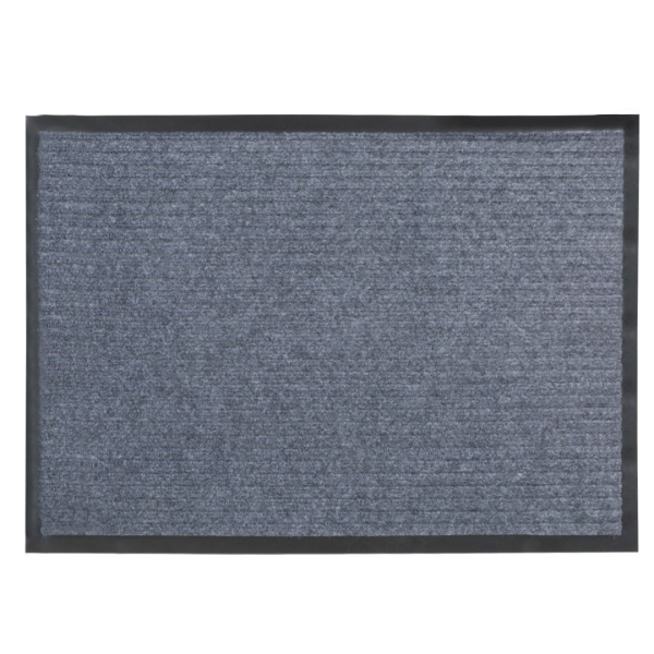 Коврик влаговпит. "Ребристый 50*80 см, серый 35-041
