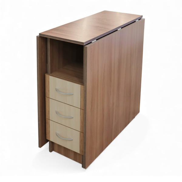 Стол-книжка с ящиками на 300 Ясень шимо темный/ ясень шимо светлый 