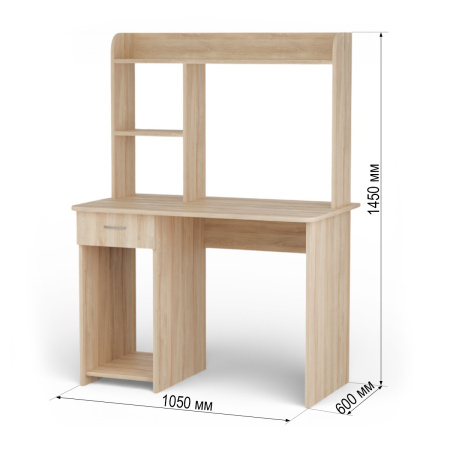 Стол компьютерный БН-186/Сонома