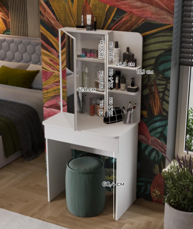 Стол туалетный Майя Белый ясень