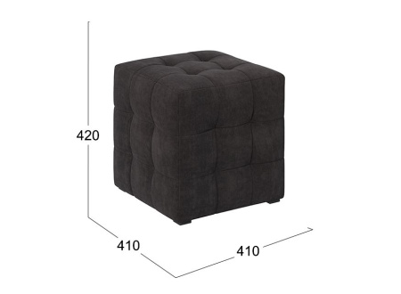 Пуф Тип 1 (Велюр Графит)