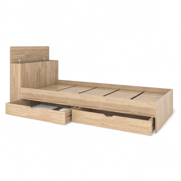 Кровать Венсен (90*200)/Дуб сонома