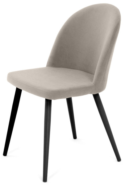 Стул Капри-3, Т170 (бежевый)+нога 1R32 (черный)